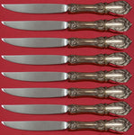Burgundy by Reed & Barton Sterling Silver Steak Knife Set 8pc Not Serr Custom