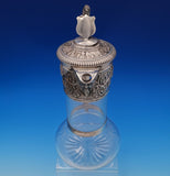 H. Woodward and Co English Victorian Sterling Claret Wine Decanter Pitcher #7524