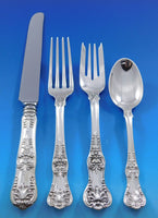 English King by Tiffany & Co Sterling Silver Flatware Set Service 69 pcs Dinner