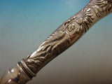 Flora by Shiebler Sterling Silver Ice Cream Server Gold Washed HH All Sterling