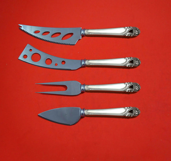 Spring Glory by International Sterling Silver Deluxe Charcuterie Set 4pc Custom