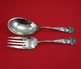 Georgian by Towle Sterling Silver Salad Serving Set 2pc All Sterling Original 9"