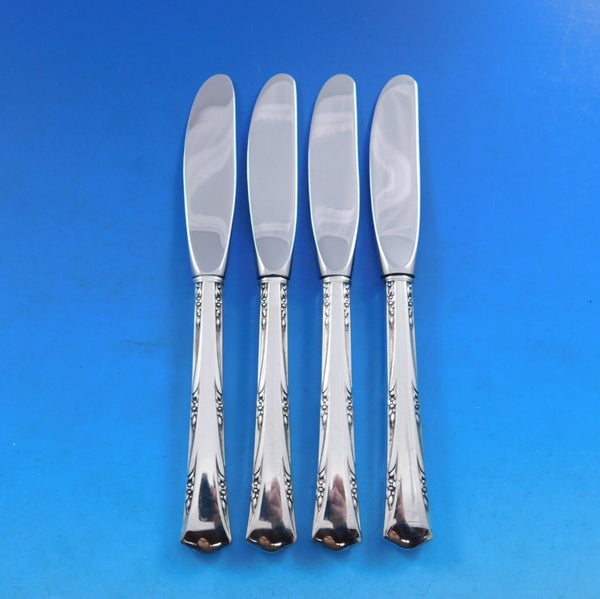 Greenbrier by Gorham Sterling Silver Butter Spreader HH Modern Set 4 pcs 6 1/4"
