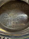 Georg Jensen Sterling Silver Gravy Boat #177A Oval Mark 4 3/4" x 8" (#7460b)