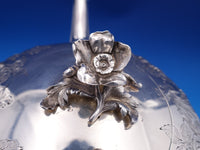 Elkington English Victorian Sterling Silver Tea Pot 3-D Finial Chased (#8437)