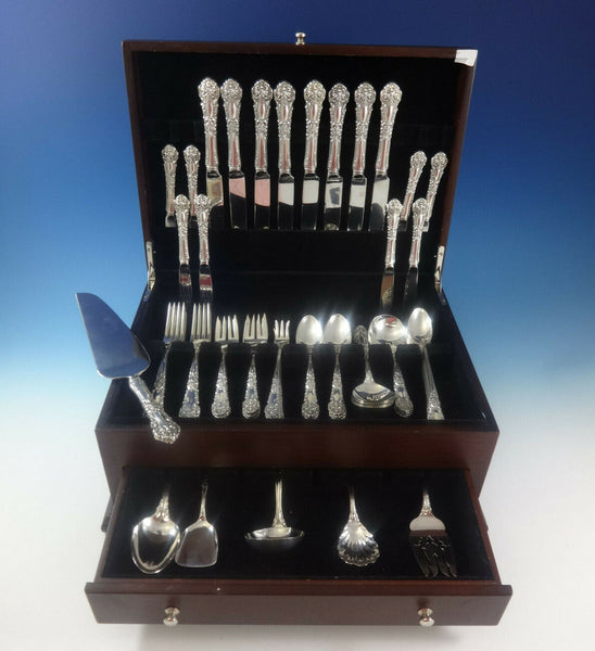 French Renaissance by Reed & Barton Sterling Silver Flatware Set 8 Service 70 Pc