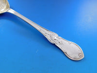 Dew Drop by Shiebler Sterling Silver Berry Spoon with Pie Crust Edge BC GW 9"