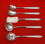 William and Mary by Lunt Sterling Silver Hostess Serving Set 5pc HH WS Custom