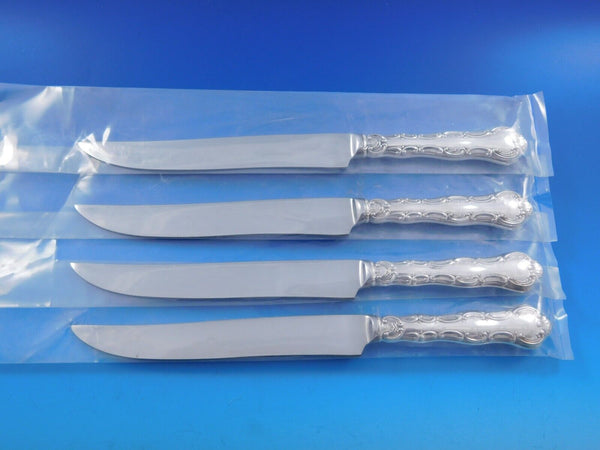 Strasbourg by Gorham Sterling Silver Steak Knife Set 4pc Texas Sized Custom