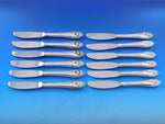 Lily of the Valley Gorham Sterling Silver Butter Spreader HH Modern Set 12 pcs