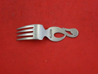 International Sterling Silver Baby Fork w/ swan shaped handle 3 1/2"