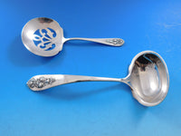 Pendant of Fruit by Lunt Sterling Silver Flatware Set for 12 Service 84 pieces