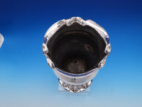 Grape by Shiebler Sterling Silver Wine Cooler Vase 2357 10 1/2" Monogram S #7752