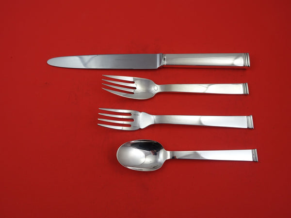 Commodore by Christofle France Sterling Silver Dinner Size Place Setting(s) 4-Pc