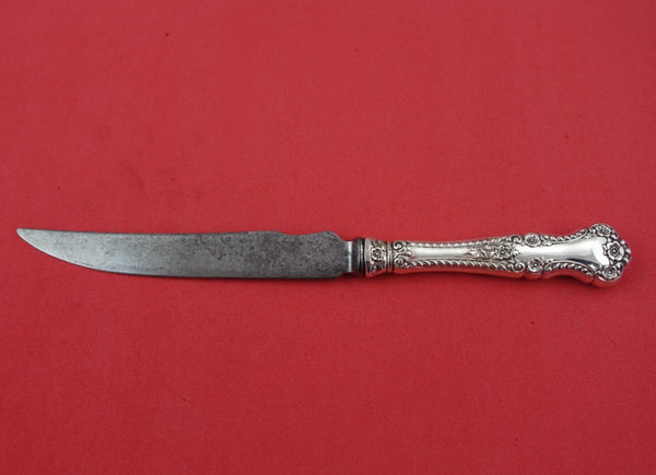 Cambridge by Gorham Sterling Silver Game Knife HH Carbon Steel Blade 8" Rare