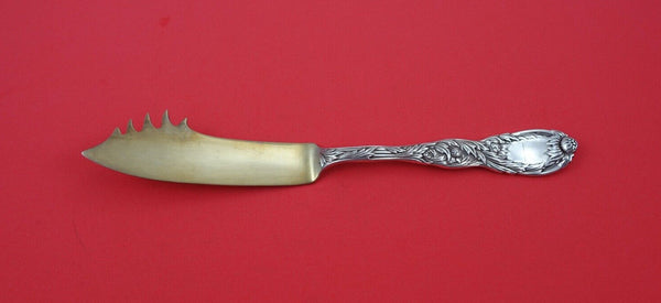 Chrysanthemum Vermeil by Tiffany and Co Sterling Cheese Knife w/ pick GW 8 1/2"