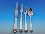 Saga by Mylius Brodrene 830 Silver Flatware Set Service 69 pcs Norwegian Dinner