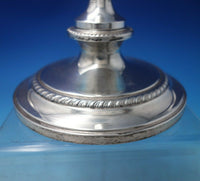 Gadroon by Hamilton Sterling Silver Candlestick Pair 7 1/2" x 5" c.1920 (#5457)