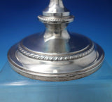 Gadroon by Hamilton Sterling Silver Candlestick Pair 7 1/2" x 5" c.1920 (#5457)