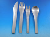 Blue Shark by Georg Jensen Stainless Steel Flatware Set Service 38 pcs Matte