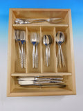 Kingsley by Kirk Sterling Silver Flatware Set Service 33 pcs Mid Century Modern