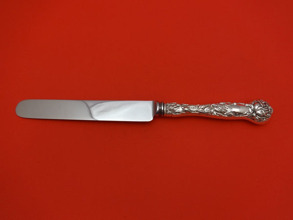 Bridal Rose by Alvin Sterling Silver Dinner Knife Blunt 9 3/4" Flatware