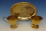 Dirigold-Dirilyte Sugar, Creamer & Tray Set 3pc (#0364)