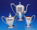 Pointed Antique by Dominick and Haff Sterling Silver Coffee Set 3pc #87 (#8968)
