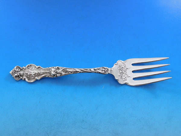 Irian by Wallace Sterling Silver Cold Meat Fork 8 1/4" Serving Art Nouveau