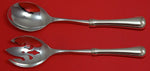 Old French by Gorham Sterling Silver Salad Serving Set 2pc Pcd Custom 10 1/2"