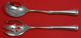 Old French by Gorham Sterling Silver Salad Serving Set 2pc Pcd Custom 10 1/2"