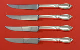 Rhapsody New by International Sterling Silver Steak Knife Set 4pc HHWS Custom