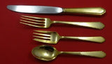 William and Mary Vermeil By Lunt Sterling Silver Regular Place Setting(s) 4pc