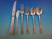 Promise by Royal Crest Sterling Silver Flatware Set For 12 Service 76 Pieces