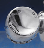 Flora by Shiebler Sterling Silver Salt and Pepper Shaker Set 2pc #2212 (#8845)