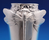 Christofle Silverplate Vase with Dragonfly in Original Box 6" x 3" (#8163)