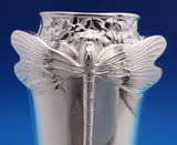 Christofle Silverplate Vase with Dragonfly in Original Box 6" x 3" (#8163)