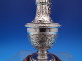 French Sterling Silver Cigar Lighter w/ Marble Base 5 1/4" x 2 1/4" (#8128)