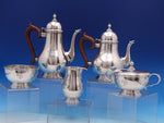 Queen Anne by Gorham Sterling Silver Tea Set 5pc #201-#205 (#8045) Beautiful!