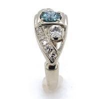 14k Gold .63ct Blue Montana Genuine Natural Sapphire from Rock Creek, MT #J6391