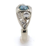 14k Gold .63ct Blue Montana Genuine Natural Sapphire from Rock Creek, MT #J6391