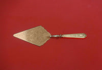 Mary II by Lunt Sterling Silver Pastry Server Fancy Vermeil HH Custom 11 1/2"