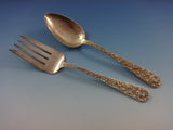 Repousse by Kirk Sterling Silver Flatware Set For 8 Service 54 Pieces