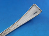 Lap Over Edge Acid Etched Tiffany Sterling Stuffing Spoon with Pine Cones 11"