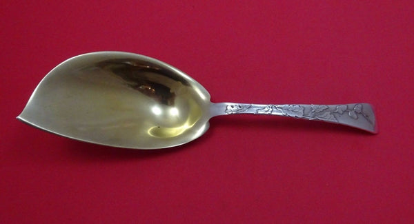 Lap Over Edge Acid Etched by Tiffany Sterling Silver Sherbet Server GW 8 7/8"
