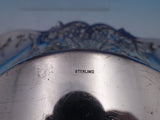 Roger Williams Sterling Silver Fruit Bowl Floral Pierced Chased #768S (#8222)