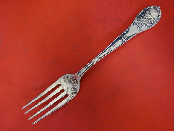 Zodiac By Gorham Sterling Silver Tea Fork Leo July 5 3/4" Birthday