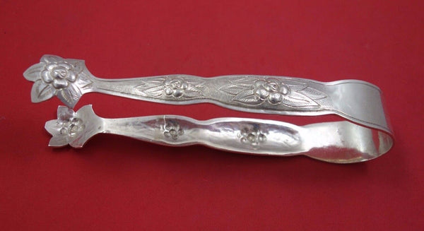 Aztec Rose by Sanborns Mexican Sterling Silver Ice Tong 5.5 ozt. 7 7/8"