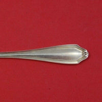 Stratford by Whiting Sterling Silver Salad Serving Set 2pc with Olive Wood 10"