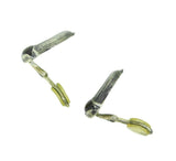 Georg Jensen 2007 Garnet Sterling Earrings (#J4653)